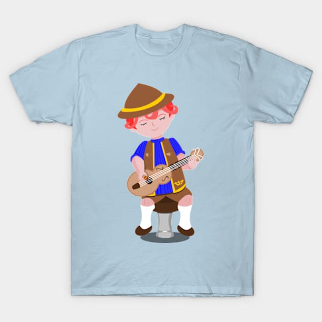 Guitar Doll T-Shirt by TGprophetdesigns